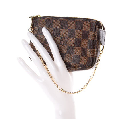 Louis Vuitton Damier Ebene Mini Pochette Accessories 2 of 9