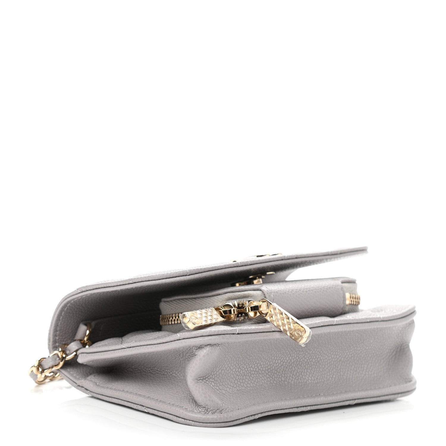 Chanel Caviar Quilted Mini Business Affinity Flap Grey 3 of 11