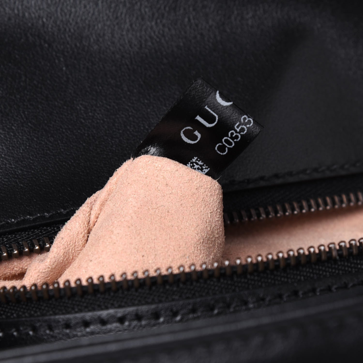 Gucci Calfskin Matelasse Small GG Marmont Shoulder Bag Black 8 of 14