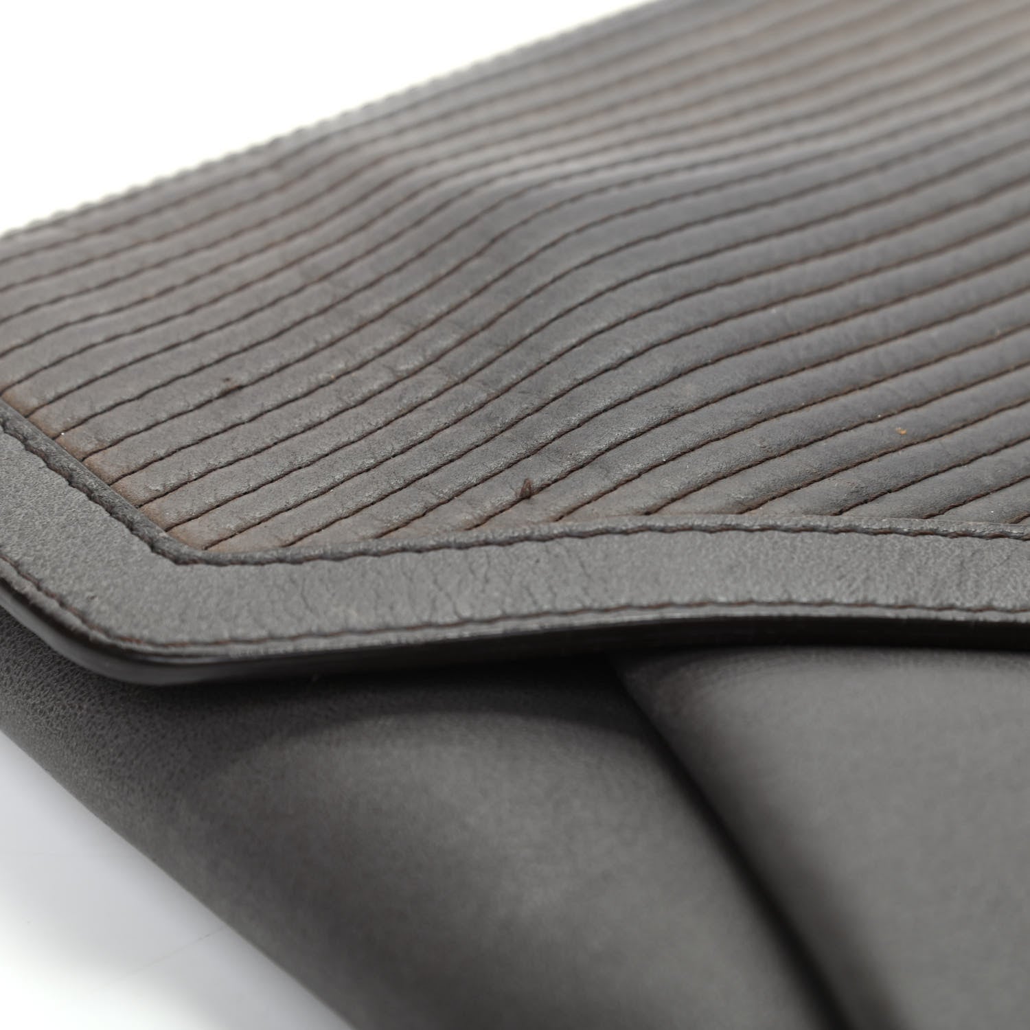 Givenchy Calfskin Stitched Antigona Envelope Clutch Grey 7 of 8