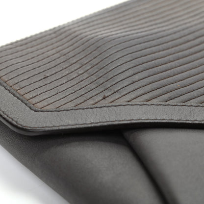 Givenchy Calfskin Stitched Antigona Envelope Clutch Grey 7 of 8