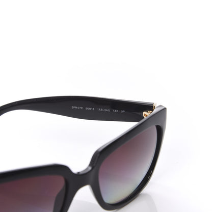 Prada Square Sunglasses SPR 07P Black 5 of 8