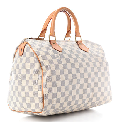 Louis Vuitton Damier Azur Speedy 30 2 of 4