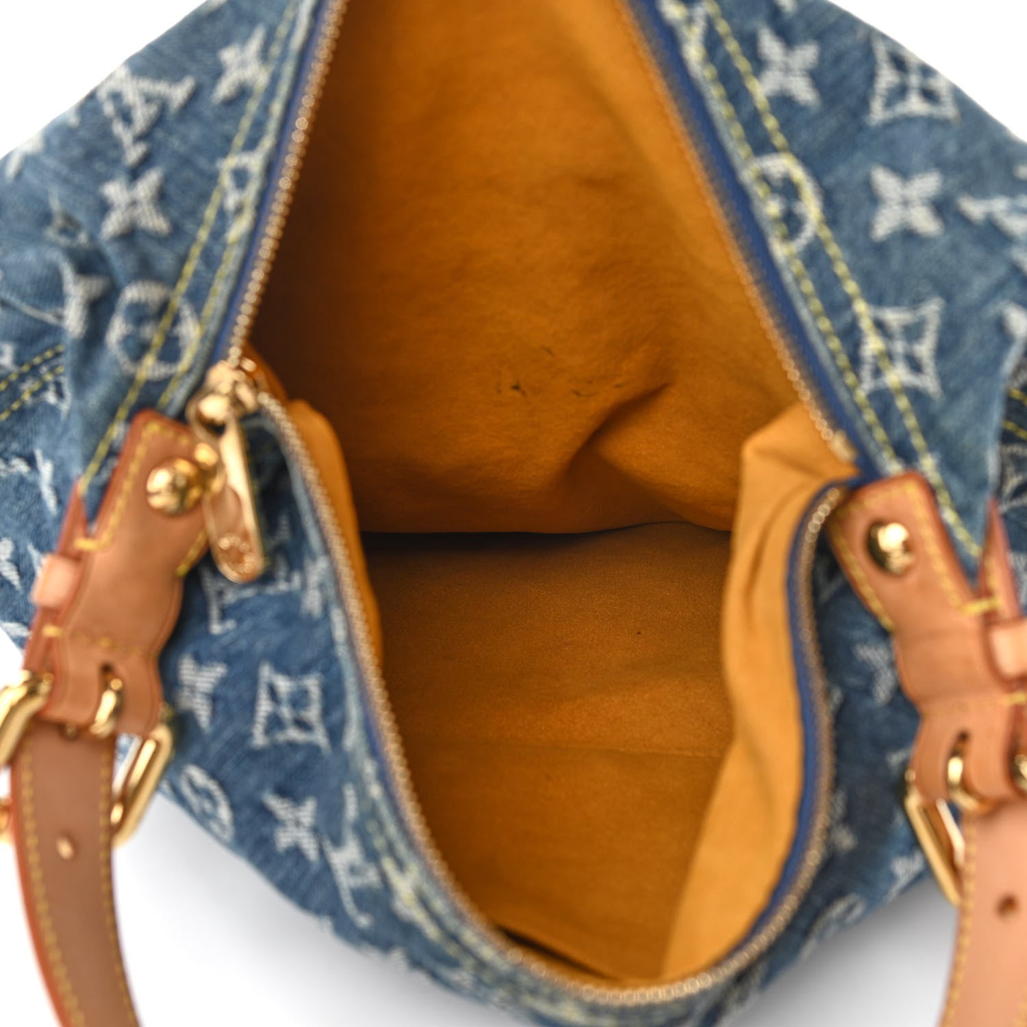 Louis Vuitton Denim Baggy GM Blue 5 of 10