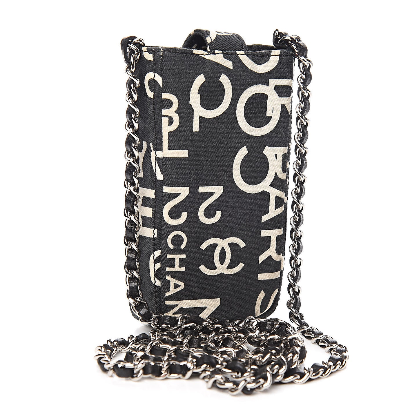 Canvas 31 Rue Cambon Phone Holder Black