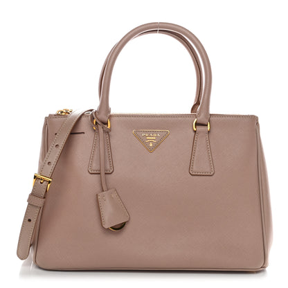 Prada Saffiano Small Galleria Double Zip Tote Cammeo 1 of 11