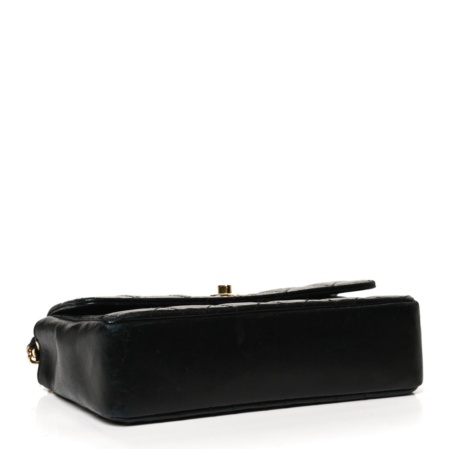 Chanel Lambskin Quilted Mini Rectangular Flap Black 3 of 8
