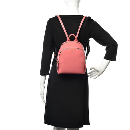 MCM Calfskin Mini Duchess Polke Studs Backpack Pink 2 of 13