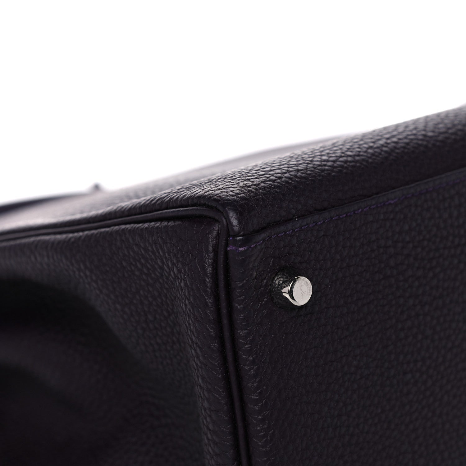 Hermes Togo Kelly Retourne 35 Raisin 10 of 20