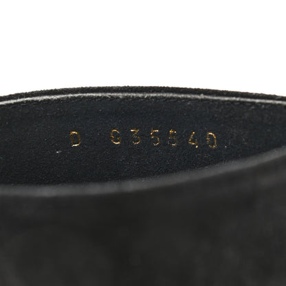 Chanel Suede Patent Calfskin Cap Toe Pearl Mule 39 Black 8 of 8