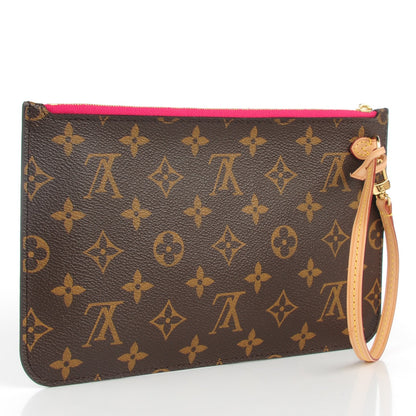 Louis Vuitton Monogram Neverfull MM GM Pochette Pivoine 3 of 8