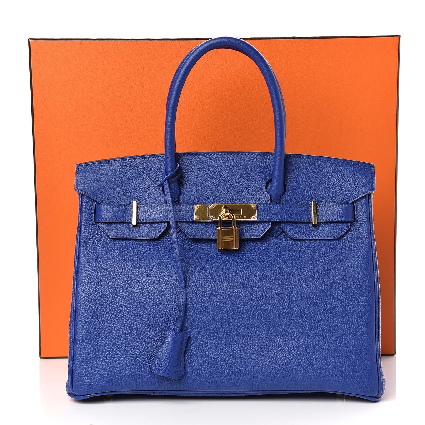 Togo Birkin 30 Bleu Electrique