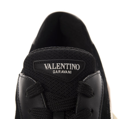 Valentino Garavani Calfskin Sprayed Womens Bounce Sneakers 40 Multicolor 8 of 12