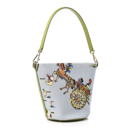 Dolce & Gabbana Canvas Printed Shoulder Bag Multicolor 3 of 9