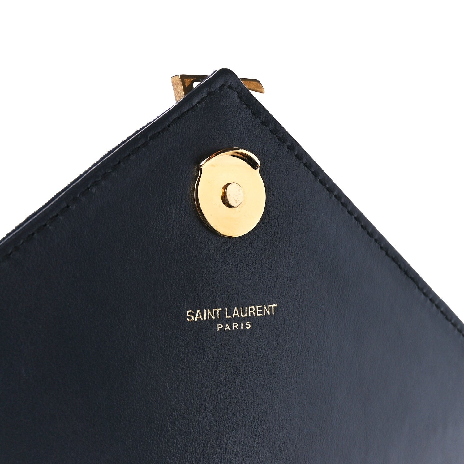 Saint Laurent Calfskin Suede Matelasse Chevron Monogram Large College Bag Graphite 7 of 13