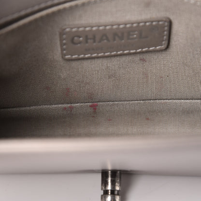 Chanel Calfskin Quilted Small Boy Flap Taupe 10 of 11