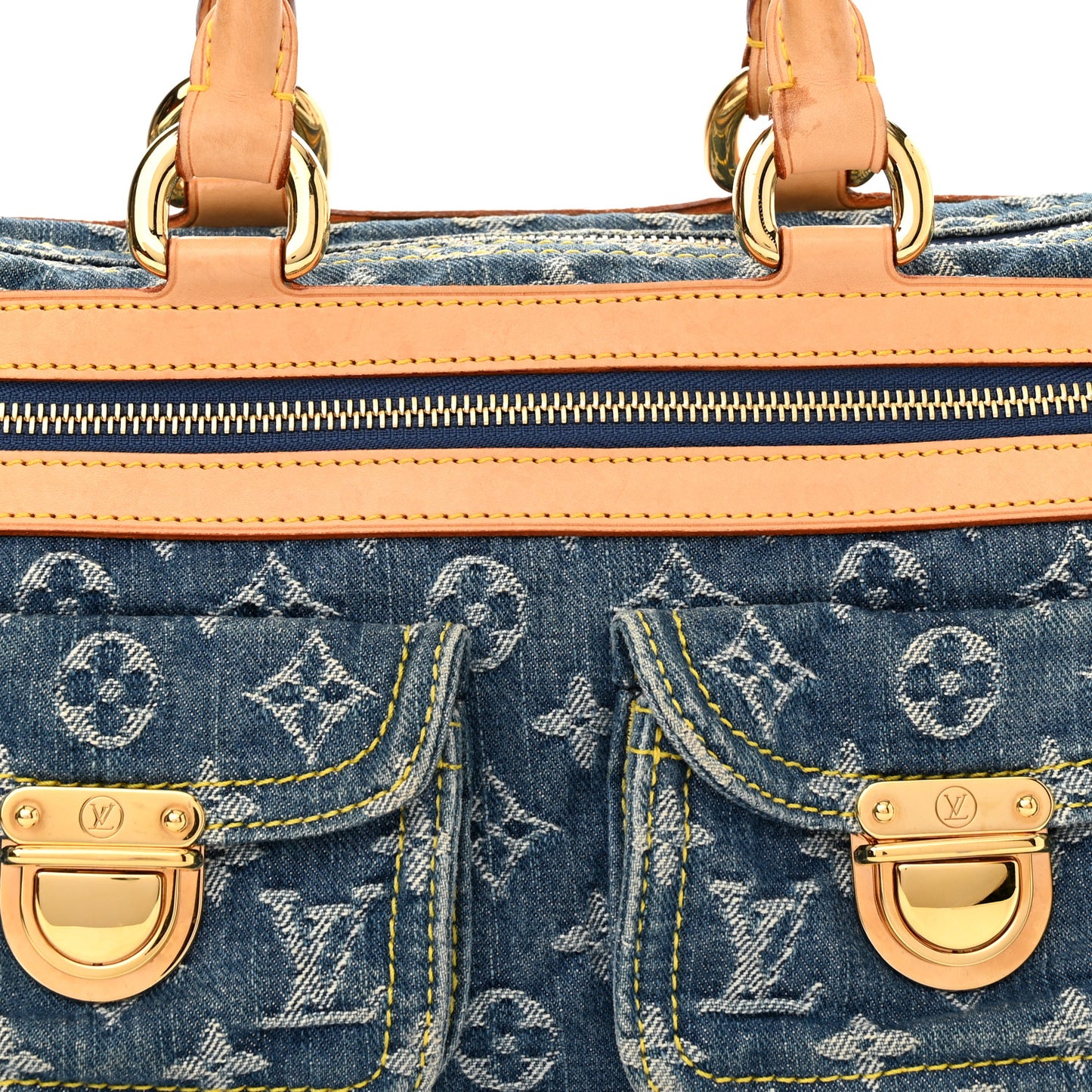 Monogram Denim Neo Speedy Blue