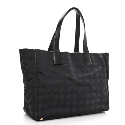 Chanel Nylon Medium Travel Tote Black 3 of 9