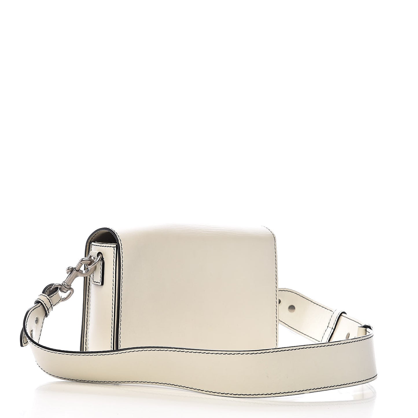 Smooth Calfskin Dio(r)evolution Flap Bag Off White