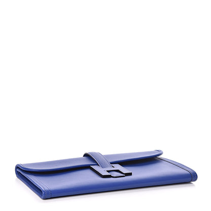 Hermes Swift Jige Elan 29 Clutch Bleu Electrique 4 of 8