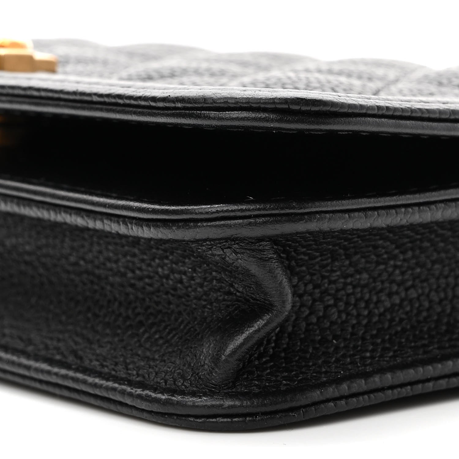 Chanel Caviar Quilted Boy Clutch With Chain Black 12 of 12