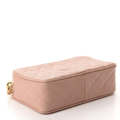 Chanel Caviar Quilted Small CC Camera Case Pink 4 of 12