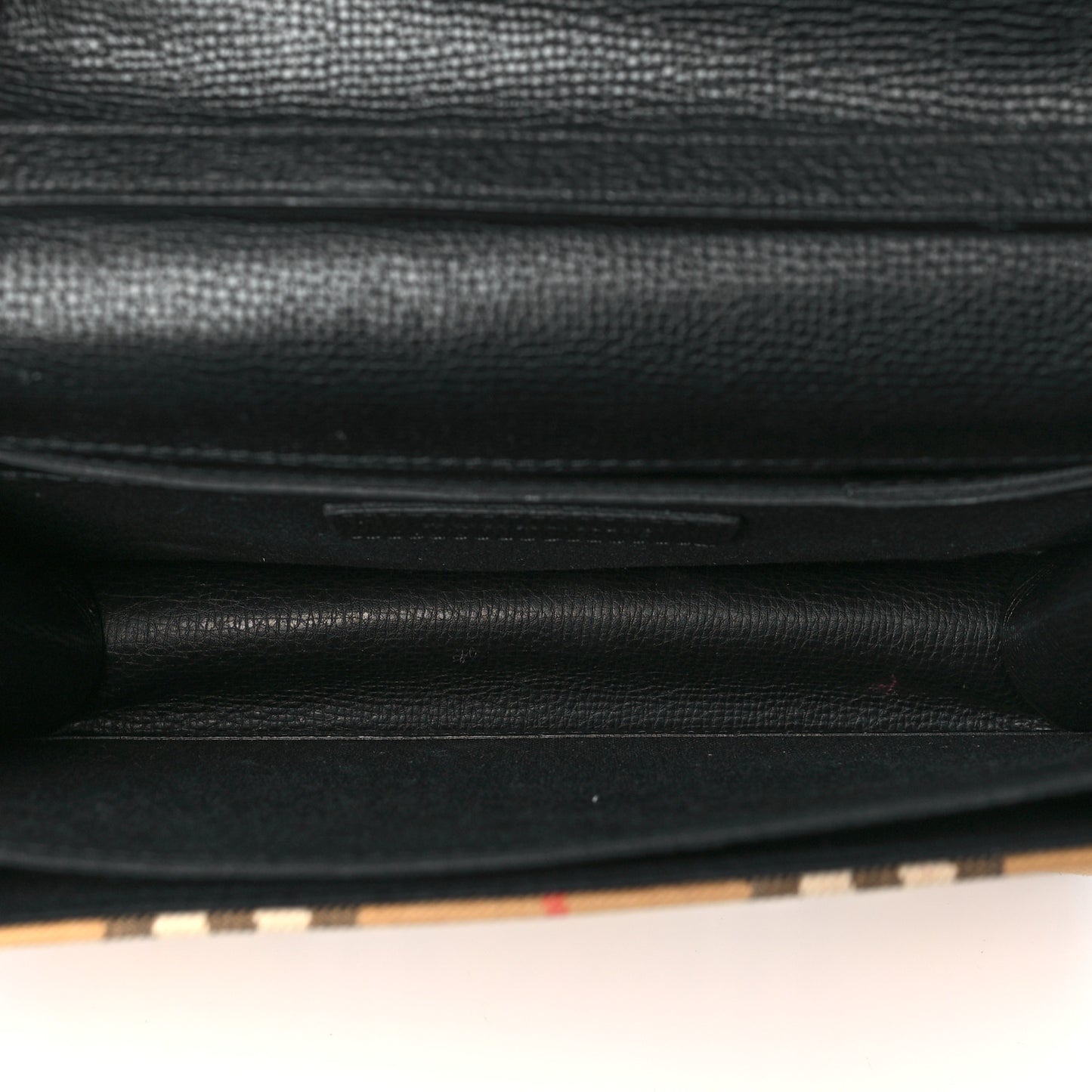 Derby Calfskin Vintage Check Small Macken Crossbody Bag Black