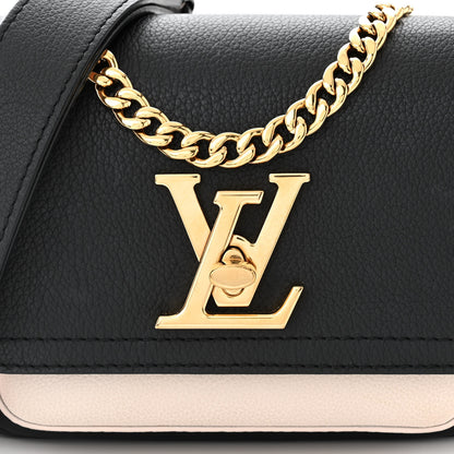 Louis Vuitton Grained Calfskin Lockme Tender Black 7 of 10