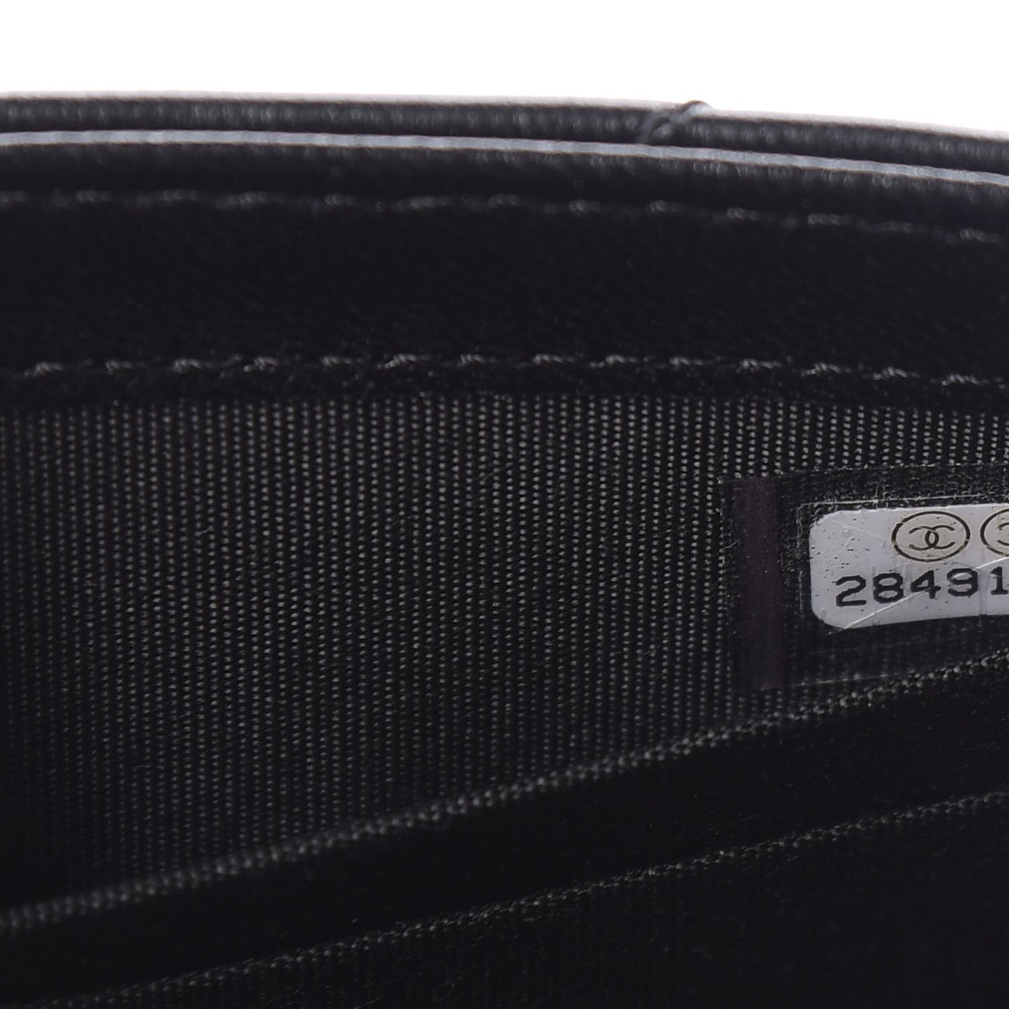 Lambskin Quilted Mini Trendy CC Chain Wallet Black