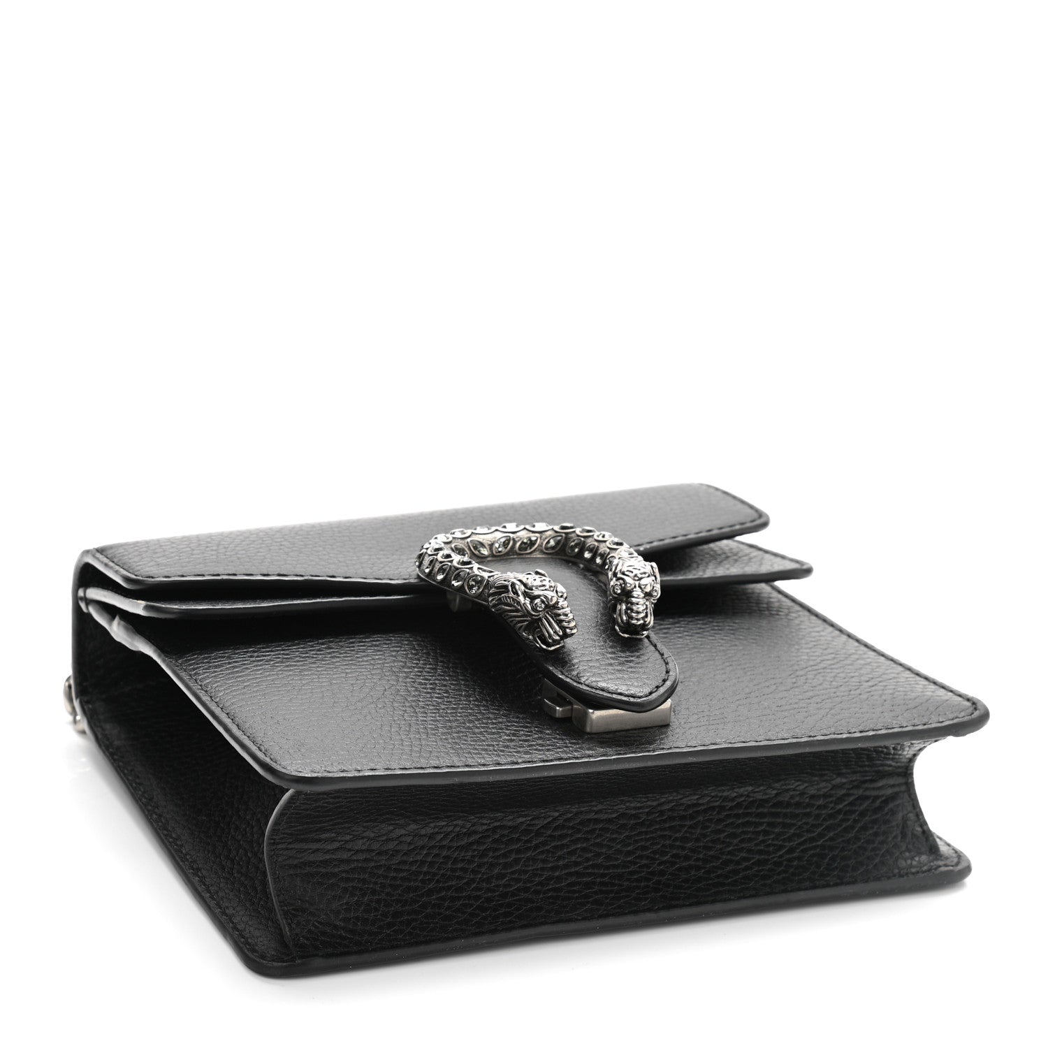 Gucci Calfskin Mini Dionysus Shoulder Bag Black 4 of 12