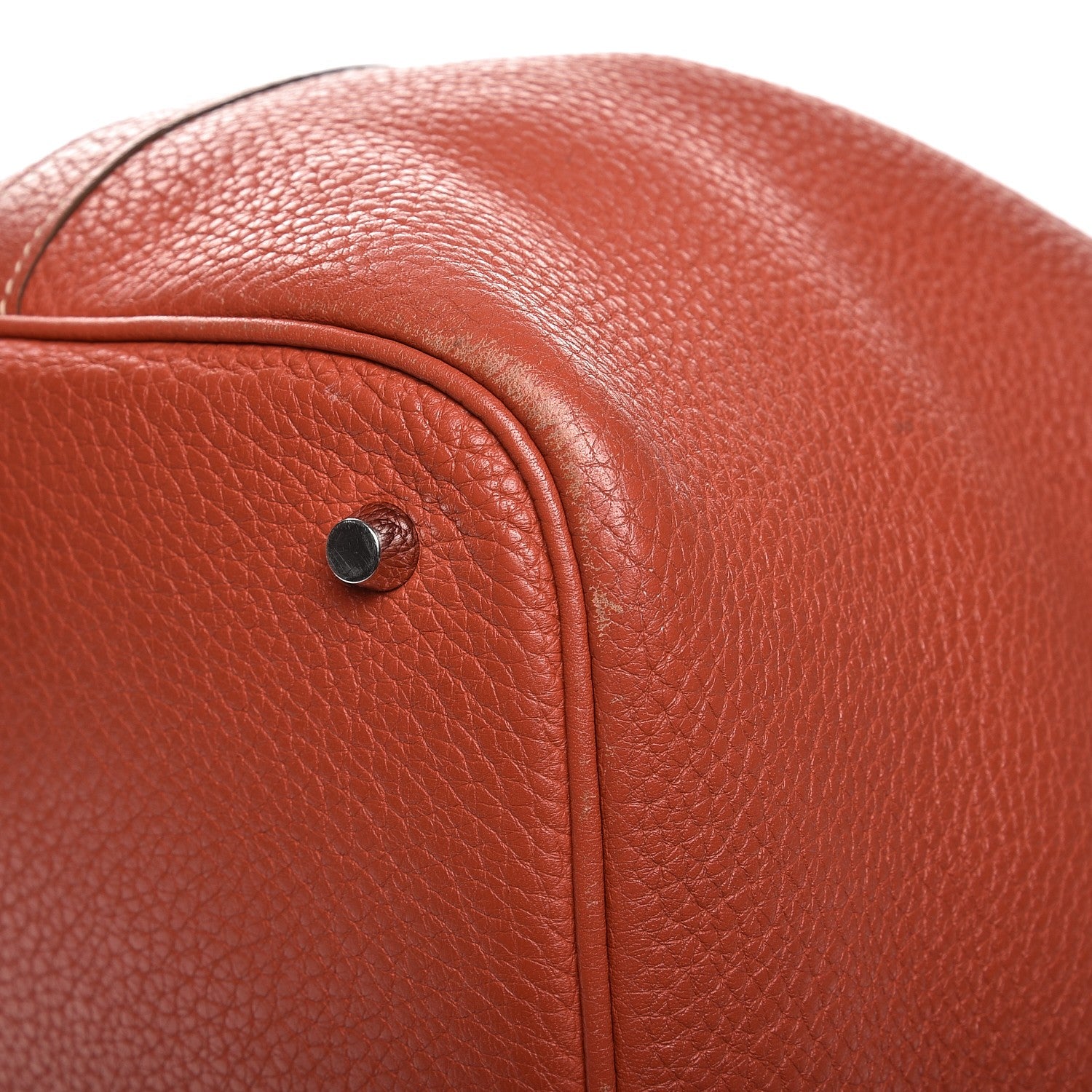 Hermes Taurillon Clemence Picotin Lock 26 GM Sanguine 10 of 13