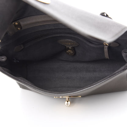 Mulberry Small Classic Grain Calfskin Medium Lily Flap Grey 4 of 11