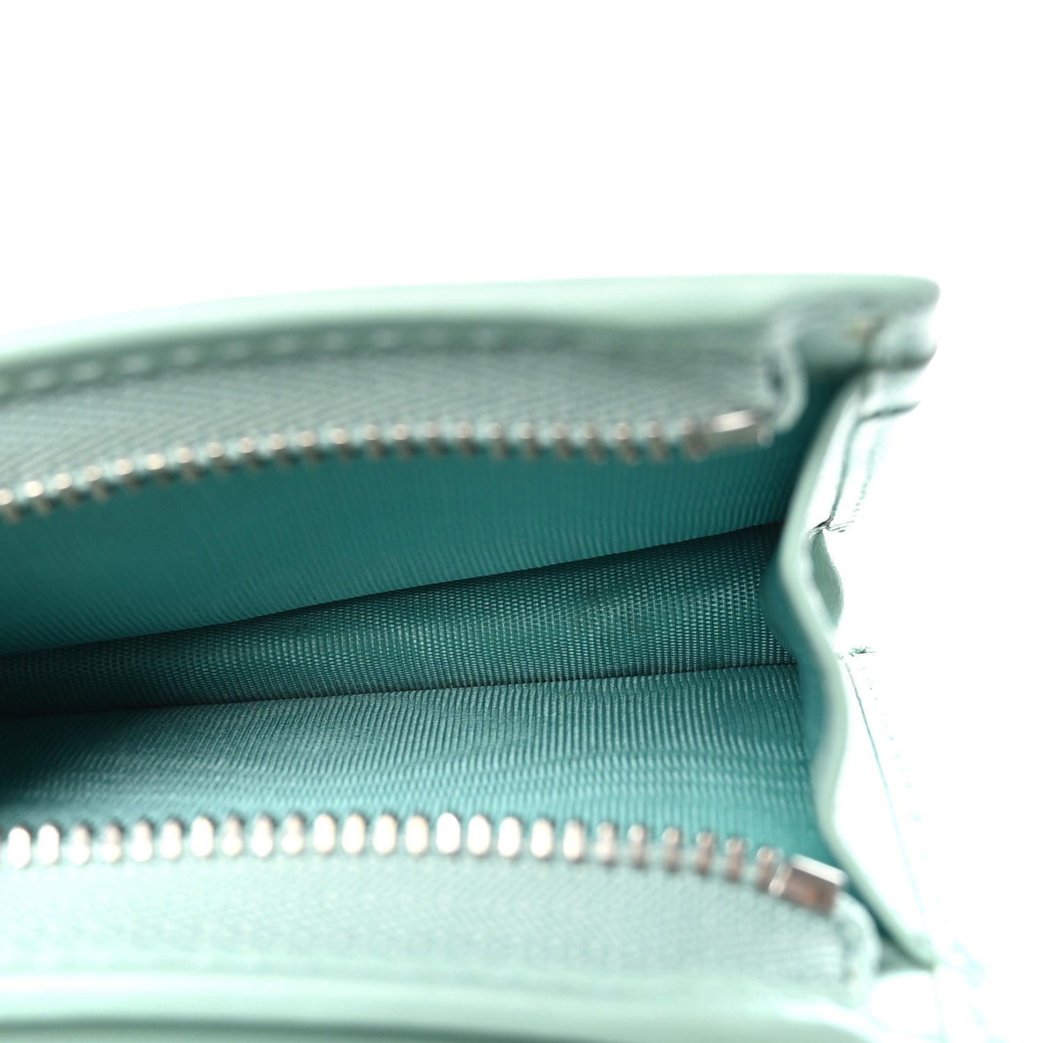 Gucci Calfskin Matelasse GG Marmont Mini Wallet On Chain Water Green 6 of 11