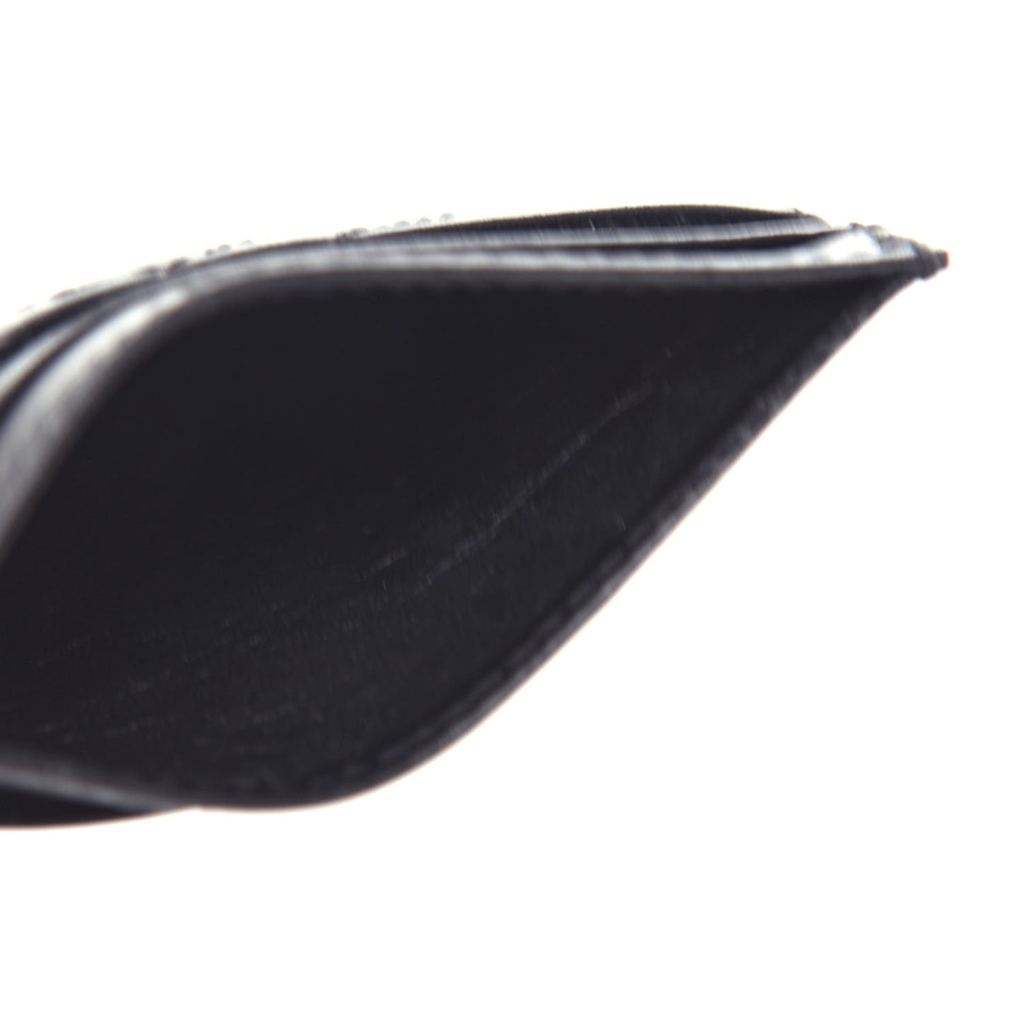 Calfskin Matelasse GG Marmont Card Holder Black