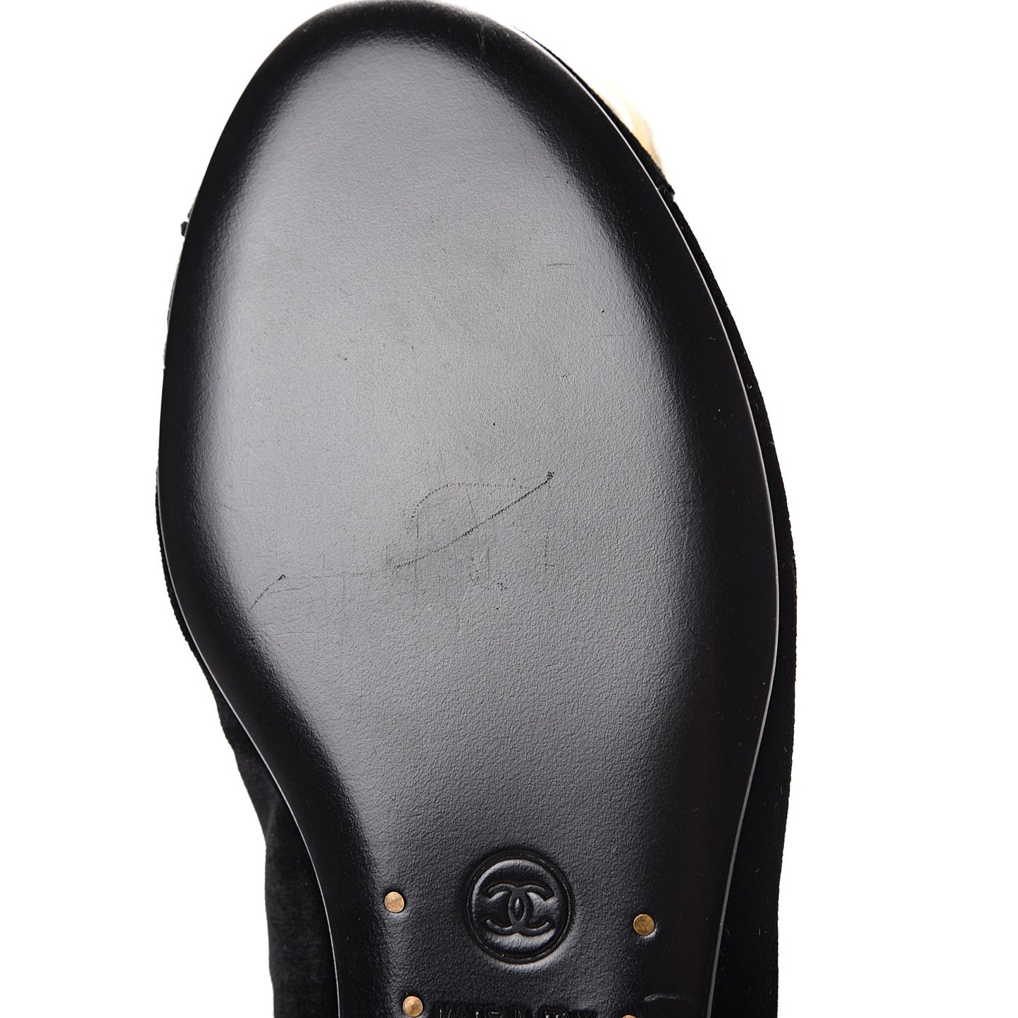 Velvet Camellia Ballerina Flats 35 Black
