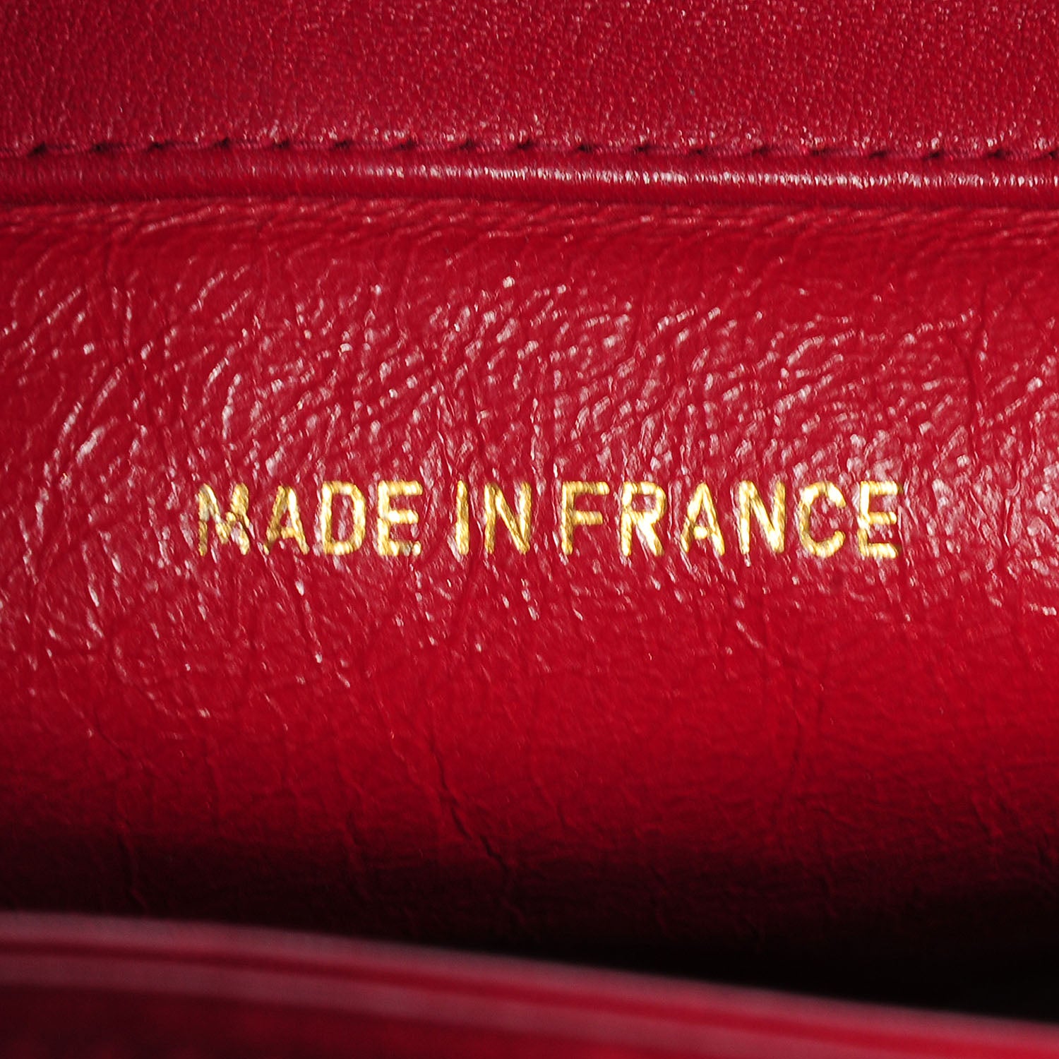 Chanel Lambskin CC Jumbo Shoulder Bag Red 8 of 8