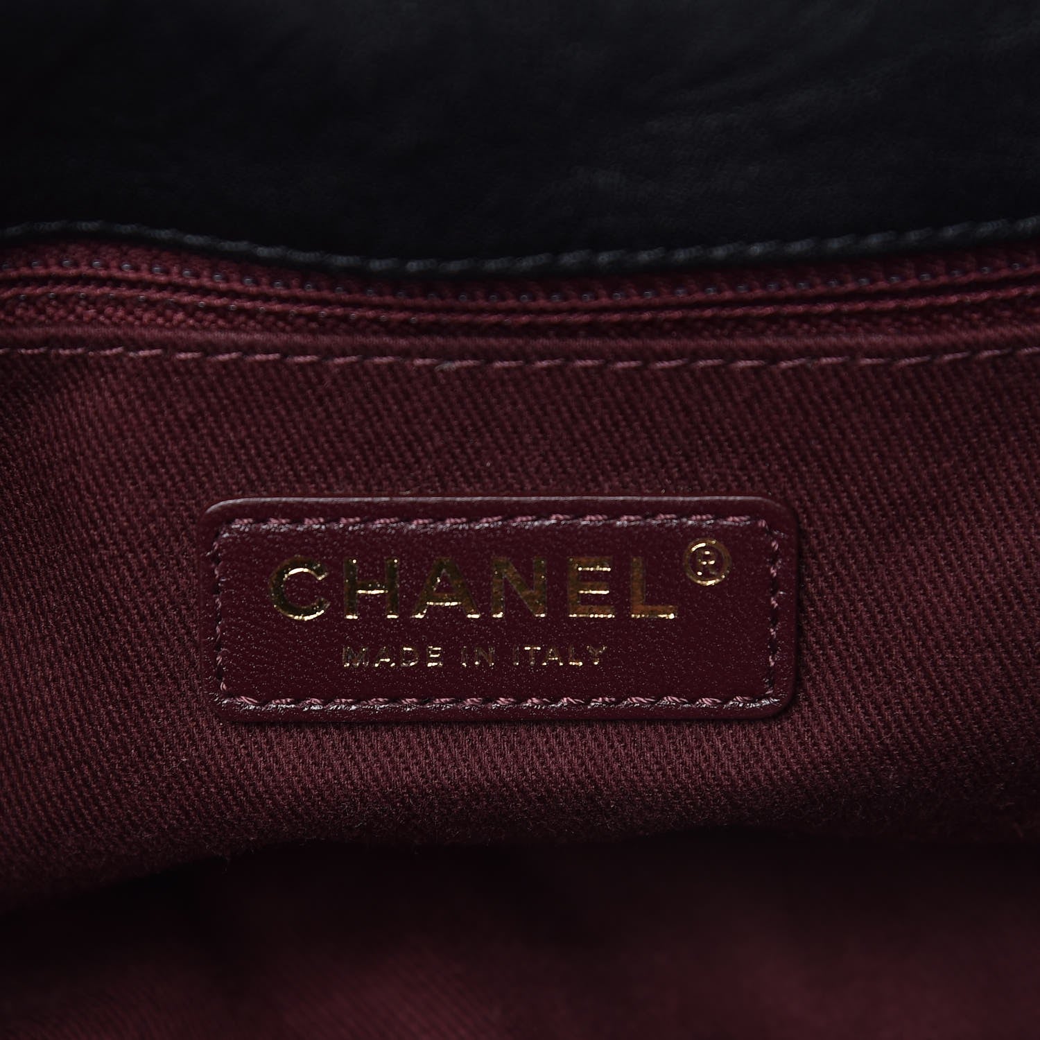 Chanel Calfskin Chevron Quilted Medium Surpique Flap Black 6 of 6
