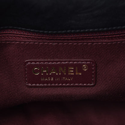 Chanel Calfskin Chevron Quilted Medium Surpique Flap Black 6 of 6