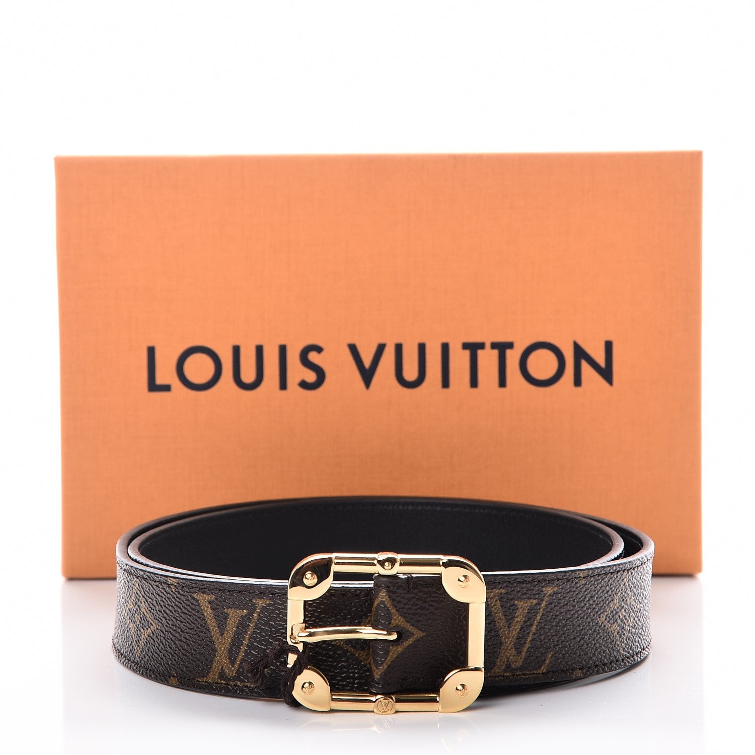 Louis Vuitton Monogram 30mm Malletier Belt 85 34 7 of 7
