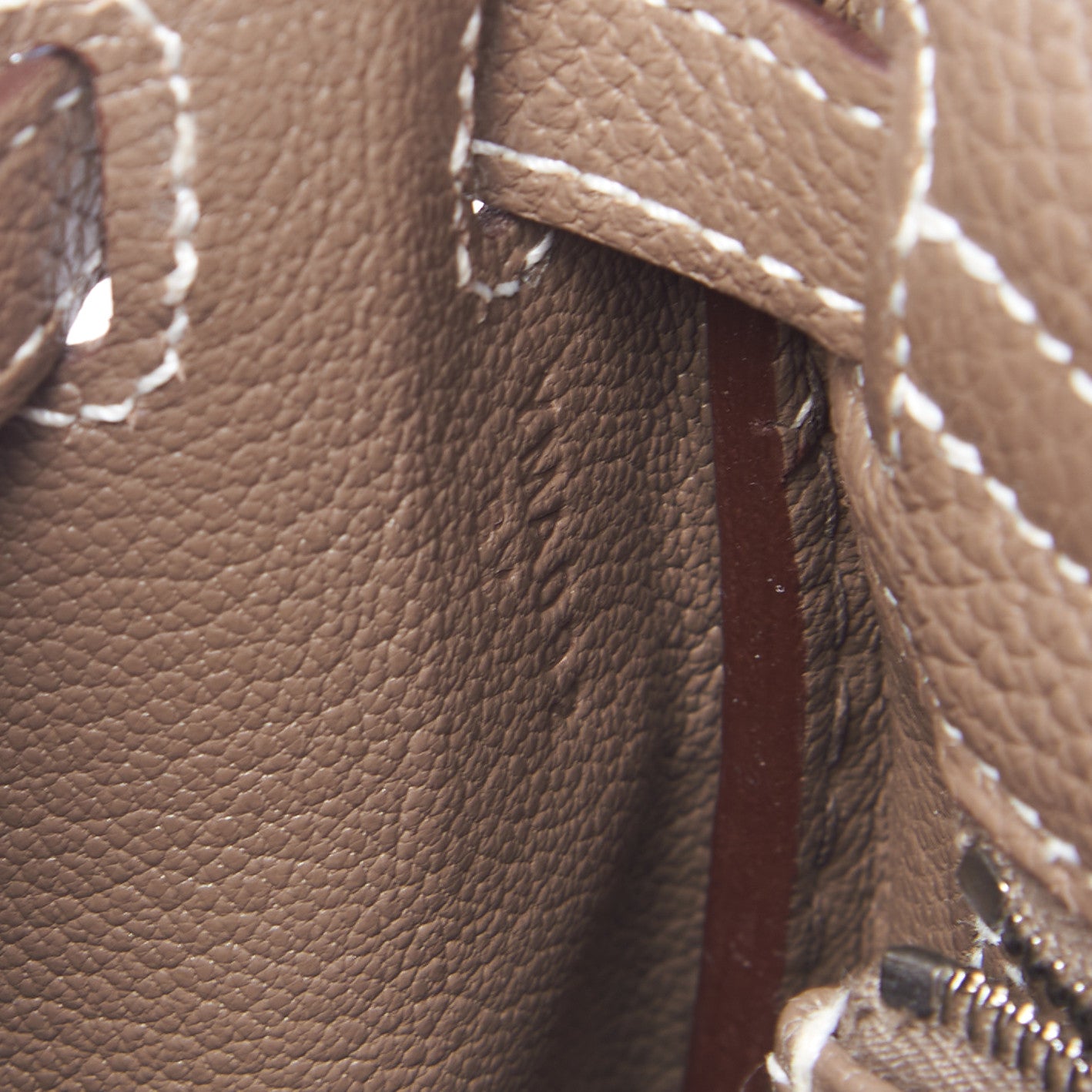 Hermes Togo Kelly Retourne 25 Etoupe 24 of 33