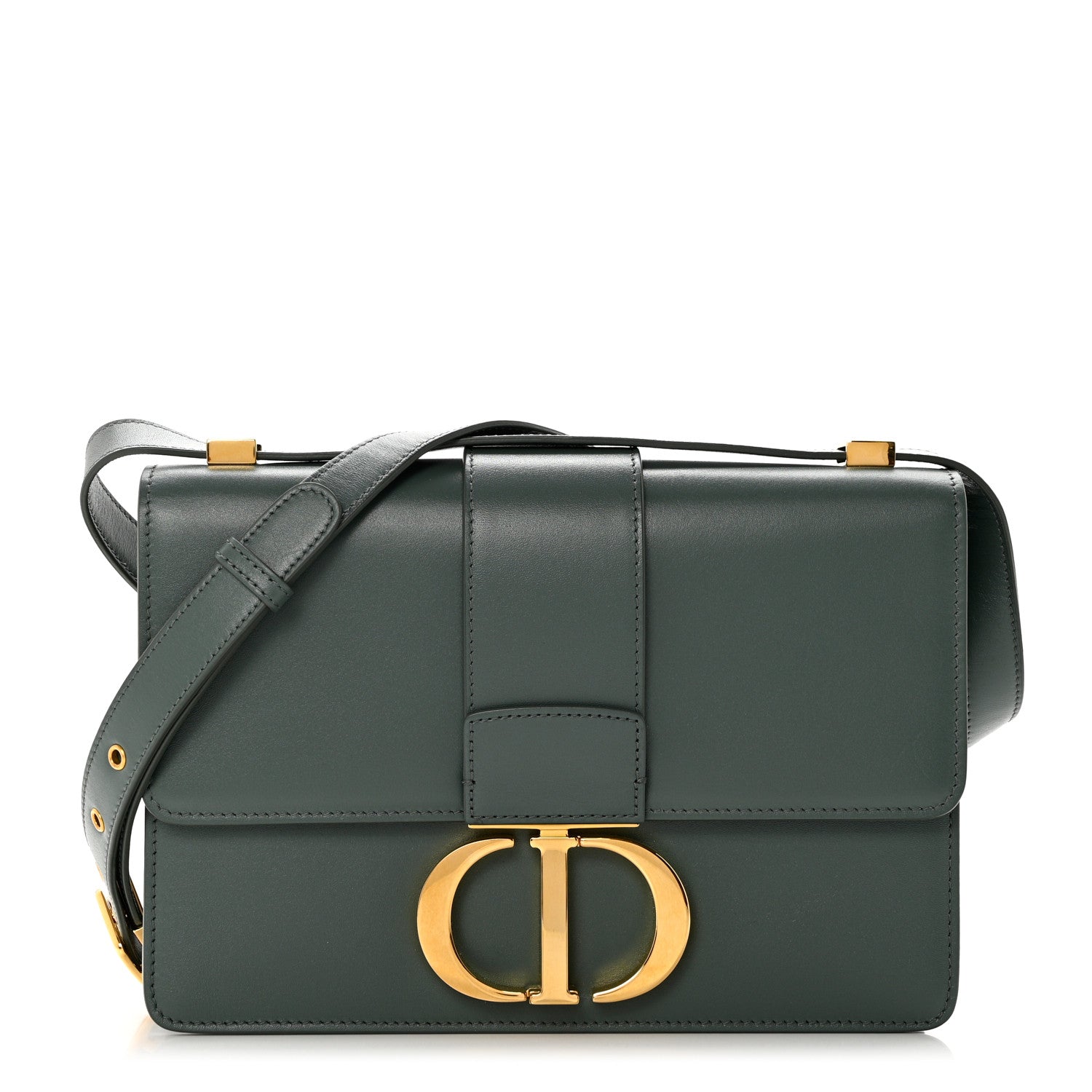 Christian Dior Smooth Calfskin 30 Montaigne Flap Bag Orage 1 of 10