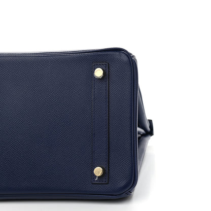 Hermes Epsom Birkin 30 Bleu Saphir 10 of 11