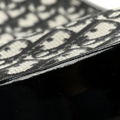Christian Dior Monogram Patent Hobo Black 12 of 13