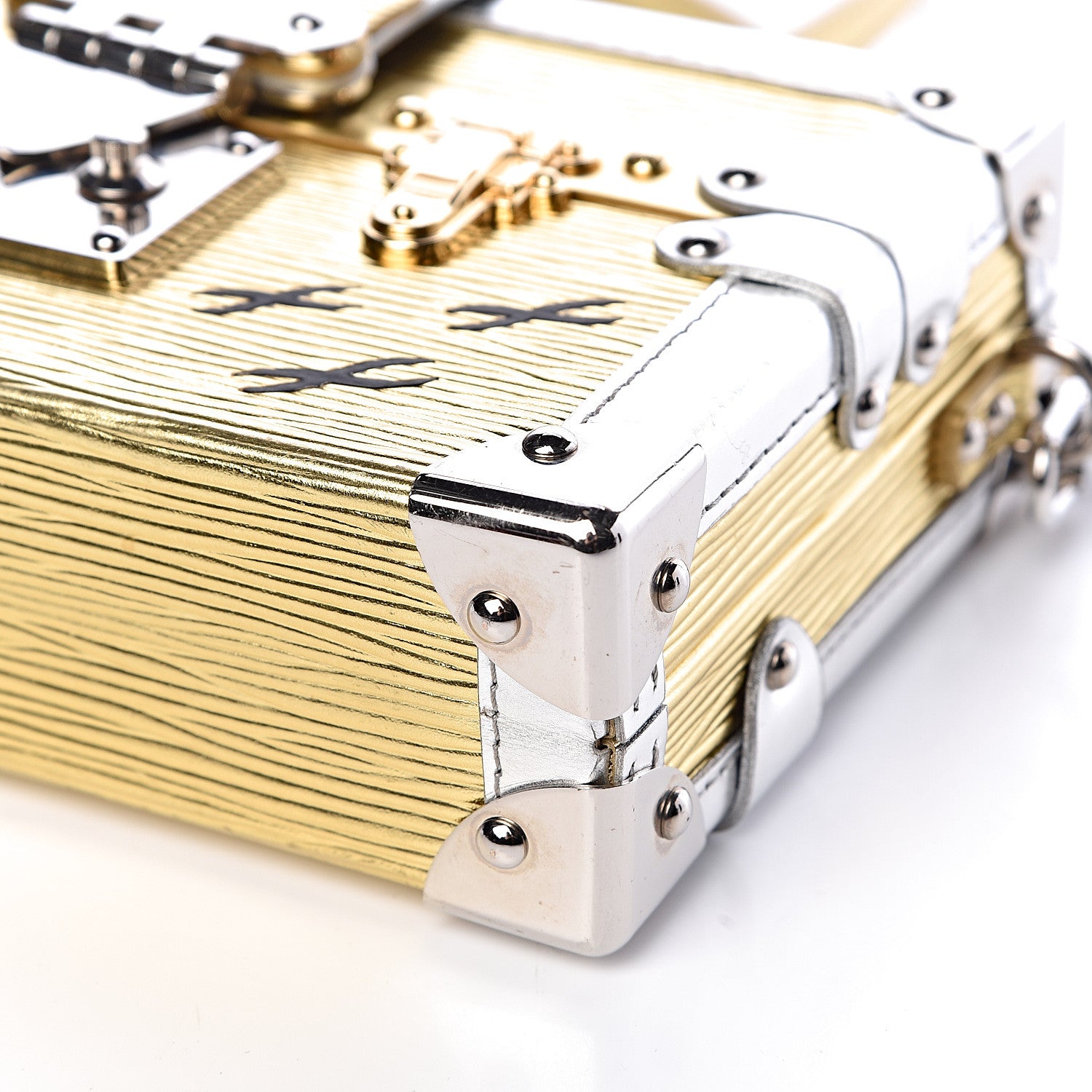 Louis Vuitton Metallic Epi Petite Malle Gold 11 of 12