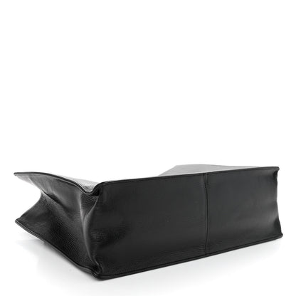 Chanel Shiny Aged Calfskin Shopping Bag Black 4 of 10