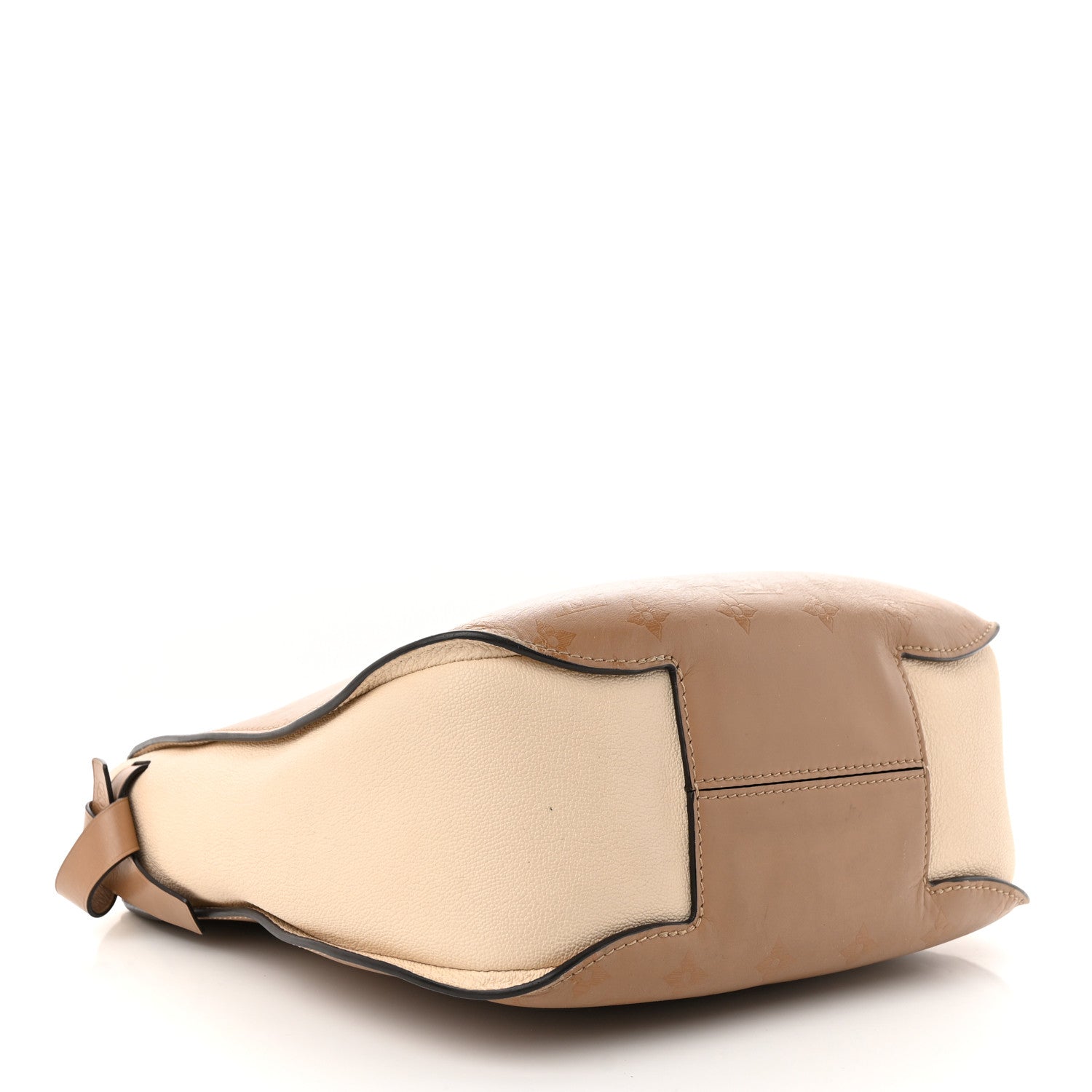 Louis Vuitton Cuir Plume Cuir Ecume Very Hobo Sesame Creme 4 of 23