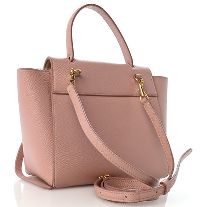 Celine Grained Calfskin Nano Belt Bag Vintage Pink 3 of 13
