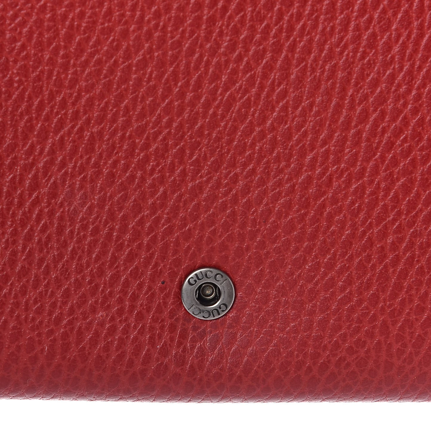 Calfskin Mini Dionysus Chain Wallet Hibiscus Red