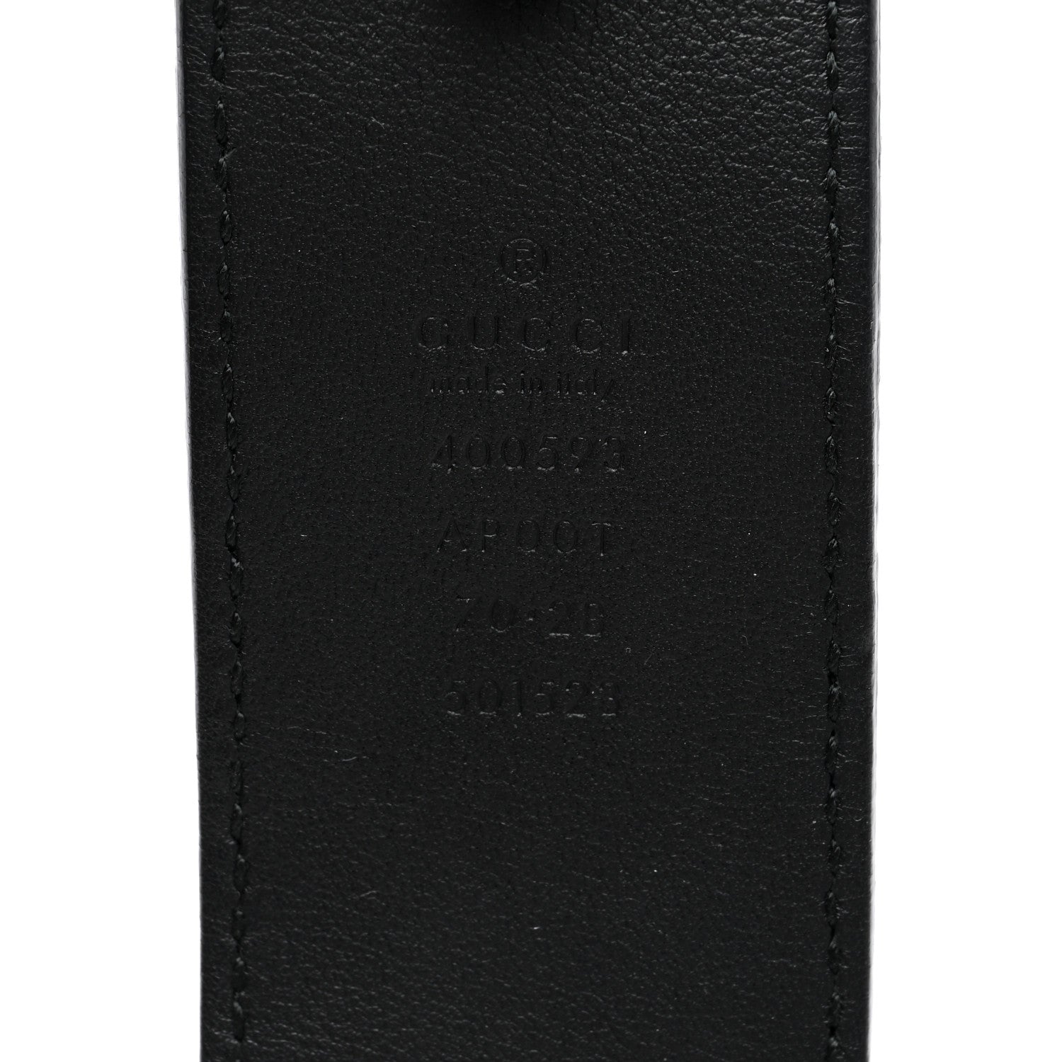 Gucci Calfskin Double G 30mm Belt 85 34 Black 3 of 4