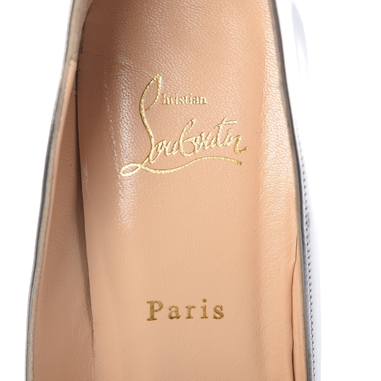 Christian Louboutin Metallic Calfskin So Kate 120 Pumps 42 Silver 8 of 11